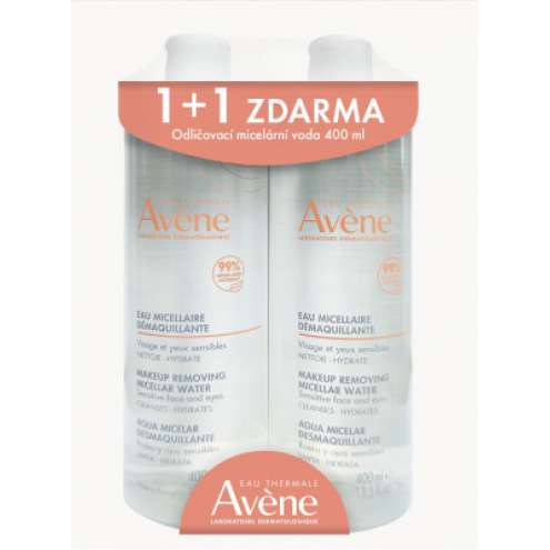 Avène Мицеллярный лосьон, 2 × 400 мл 1 + 1 DUO PACK